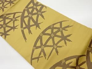 リサイクル　蛇籠模様織出し名古屋帯